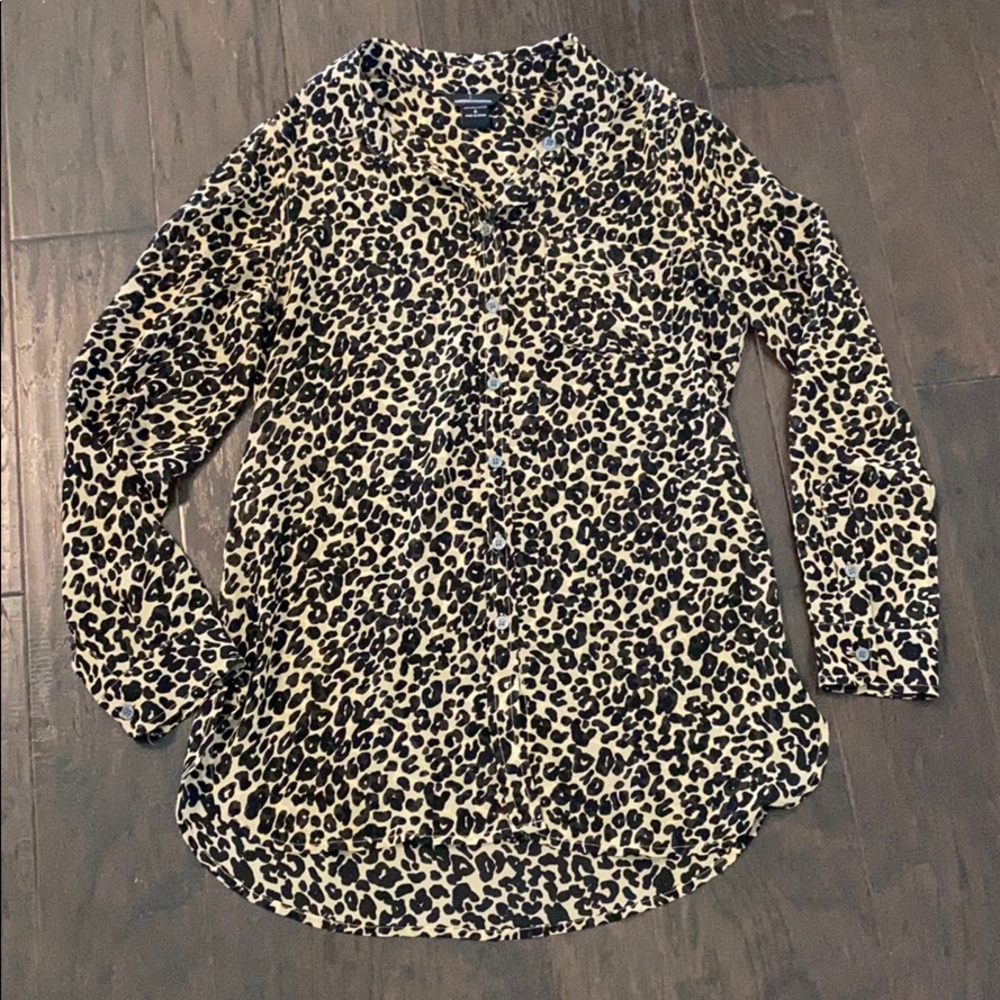 Moda Leopard Print long blouse